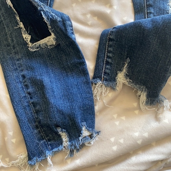 Blank NYC Distressed Blue Denim Jeans Size 29 - Picture 7 of 10